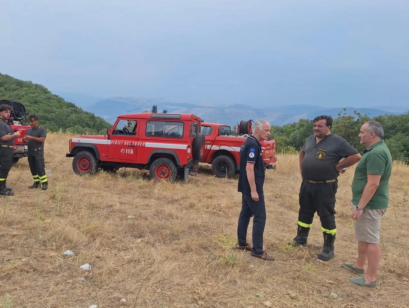 Morrone, i numeri dell'incendio. In fumo 91 ettari di bosco